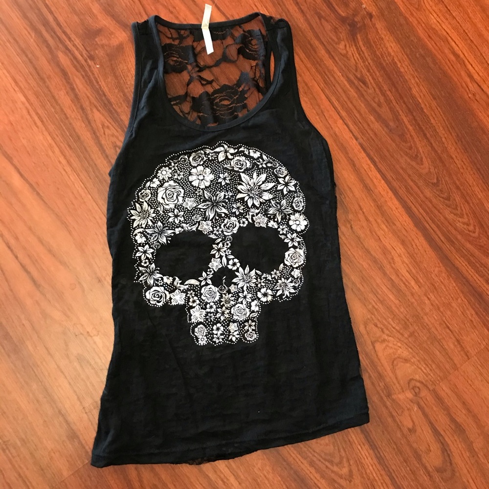 Skull tank top